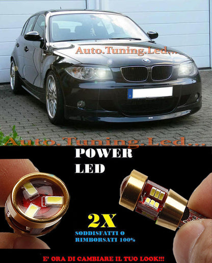POSITION LIGHTS BMW 1 SERIES E87 E82 E81 E88 CANBUS T10 WHITE 27 LED SUPER QUALITY