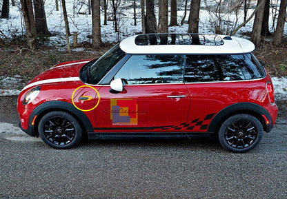 FRECCE LATERALI MINI COOPER S F56 2013 IN POI DESIGN SPORTIVO INDICATORI LED
