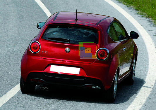 SPOILER POSTERIORE ALFA ROMEO MITO 2008-2016 SUL TETTO ALETTONE ABS QUADRIFOGLIO