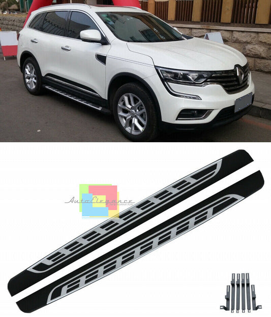 SIDE STEPS RENAULT KOLEOS II 2016 ONWARDS SPORTY LOOK DOOR SILLS (PROMO)