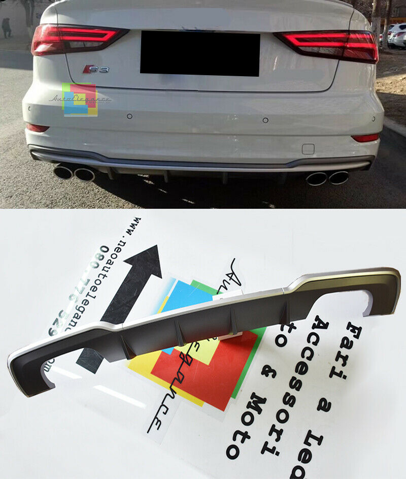 SOTTO PARAURTI AUDI A3 8V BERLINA DAL 2016+ DIFFUSORE S3 ABS PARAURTI SLINE