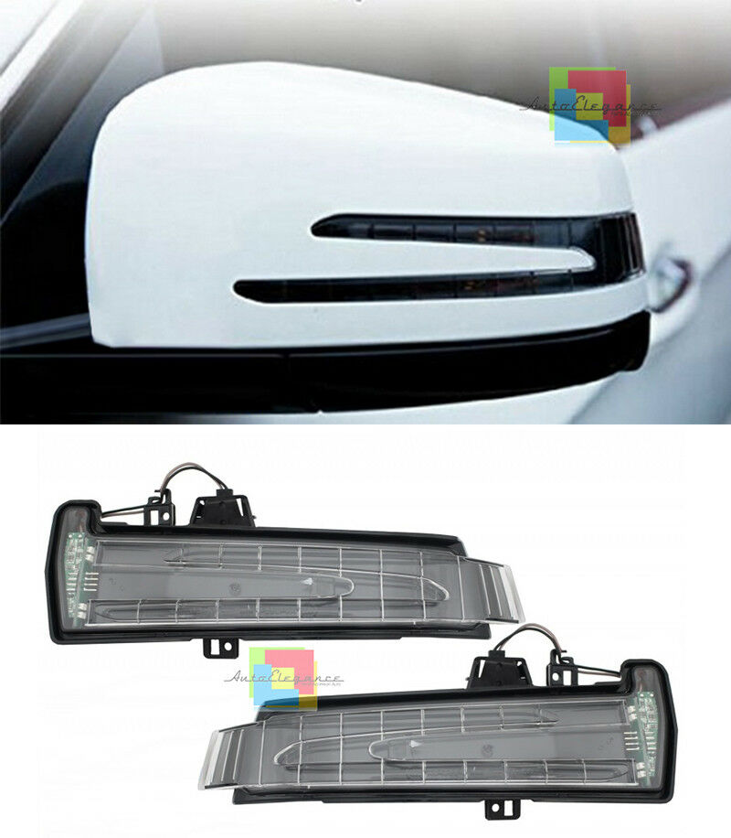 MERCEDES CLASSE C W204 LIFT 2011-2014 FRECCE LED PER SPECCHI LATERALI LOOK FUME
