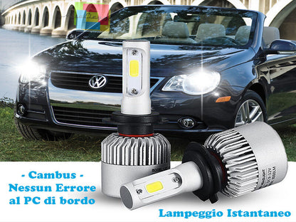 LAMPADE ANABBAGLIANTI LED VW EOS 2006-2015 ISTANTANEO 6000K CREE