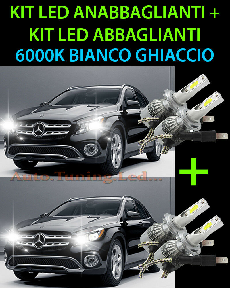 KIT LED LAMPADE ABBAGLIANTI & ANABBAGLIANTI PER MERCEDES CLASSE GLA X156 -.