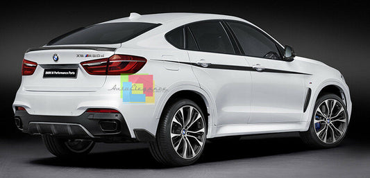 M SPOILER UNDER REAR BUMPER BMW X6 F16 M PERFORMANCE 2014+ DIFFUSER