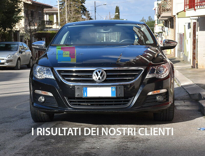 CALOTTE SPECCHI CROMATE GTI R LINE COPERTURE SPECCHIETTI VW PASSAT CC 2008-2012 AUTOELEGANCERICAMBI