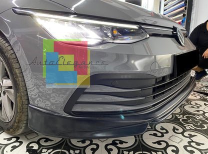 VW GOLF 8 VIII 2019+ SPOILER LOOK R FRONT BUMPER SPOILER ABS
