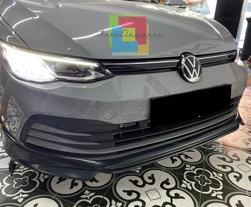 VW GOLF 8 VIII 2019+ SPOILER LOOK R FRONT BUMPER SPOILER ABS