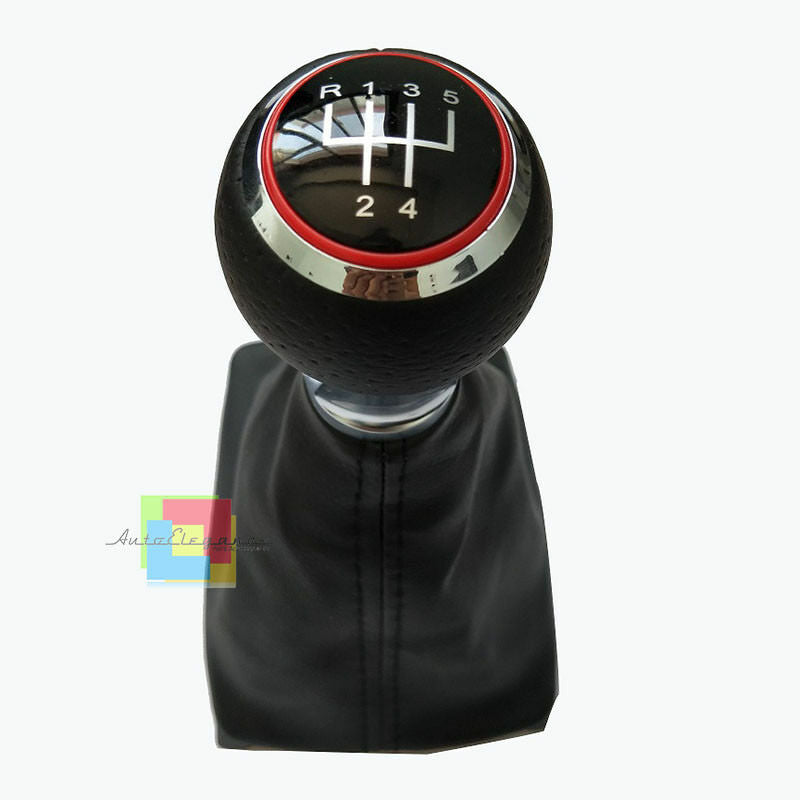 POMELLO CAMBIO MANUALE AUDI A5 S5 2007-2012 5 MARCE IN CUOIO SLINE LOOK