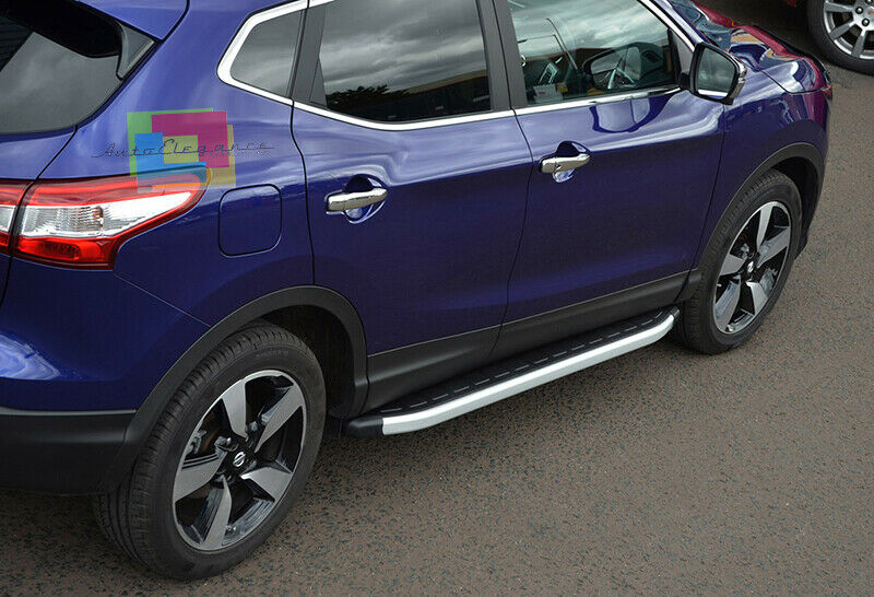 PEDANE LATERALI NISSAN QASHQAI II DAL 2014+ SOTTO PORTA ANTISCIVOLO .-.