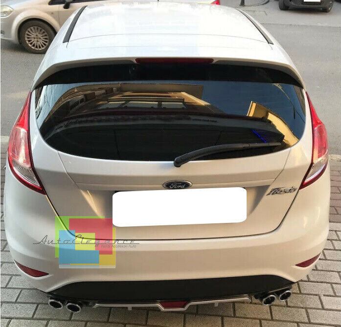 FORD FIESTA MK7 SOTTO PARAURTI POSTERIORE DIFFUSORE QUATTRO TERMINALI ABS -