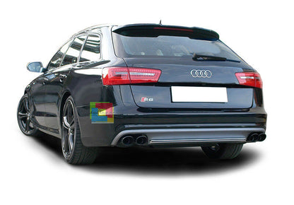 SOTTO PARAURTI PER AUDI A6 4G C7 2010-2014 DIFFUSORE POSTERIORE DESIGN S6 -.-