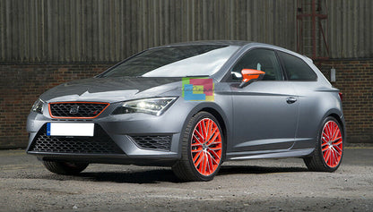 SEAT LEON 5F 2012+ 3 DOOR SIDE SKIRTS SPORTY LOOK UNDER DOOR SPOILER