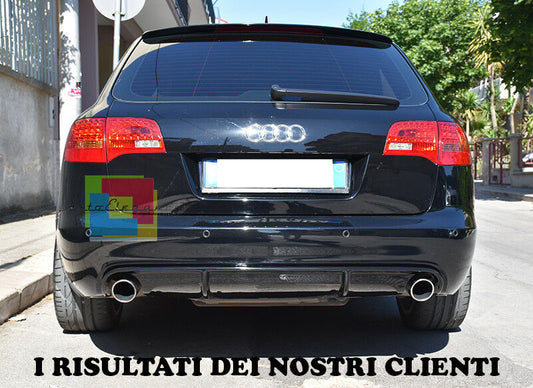 AUDI A6 4F C6 2005-2008 AVANT LOOK RS6 DIFFUSORE SPOILER SOTTO PARAURTI NOVITA&apos; AUTOELEGANCERICAMBI