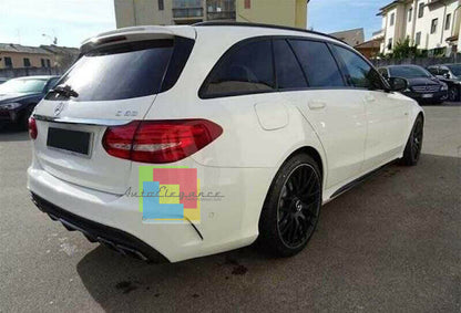 MERCEDES CLASSE C S205 STATION WAGON 2014-2017 SPOILER SUL TETTO LOOK AMG