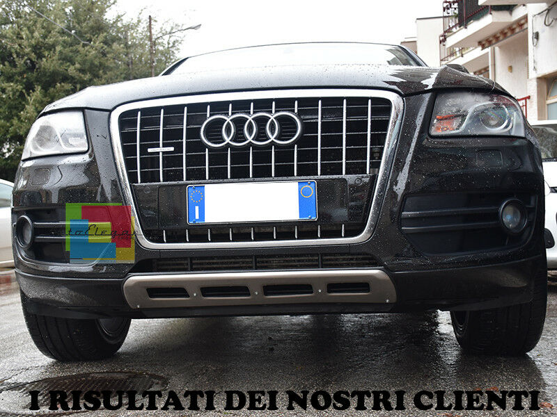 PIASTRE ACCIAIO SOTTO PARAURTI AUDI Q5 8R 2008-2013 ANTERIORE E POSTERIORE SQ5 -