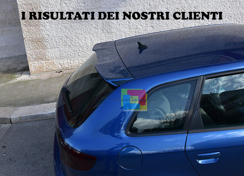 SPOILER POSTERIORE SUL TETTO AUDI A3 8P 05-12 SPORTBACK - LOOK RS3 IN ABS