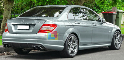 MERCEDES W204 SEDAN 2007-2012 REAR SPOILER HOOD LOOK C63 AMG