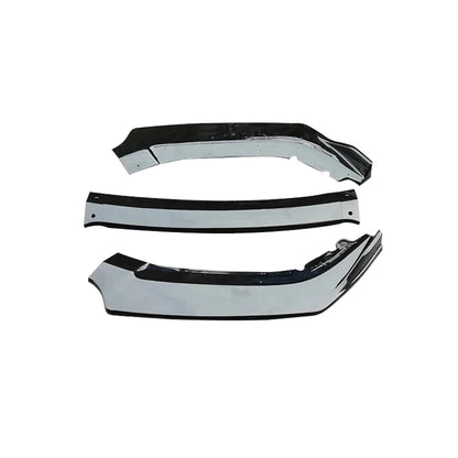 HONDA CIVIC X 2015+ FRONT BUMPER SPLITTER 3 PIECES ABS GLOSS BLACK
