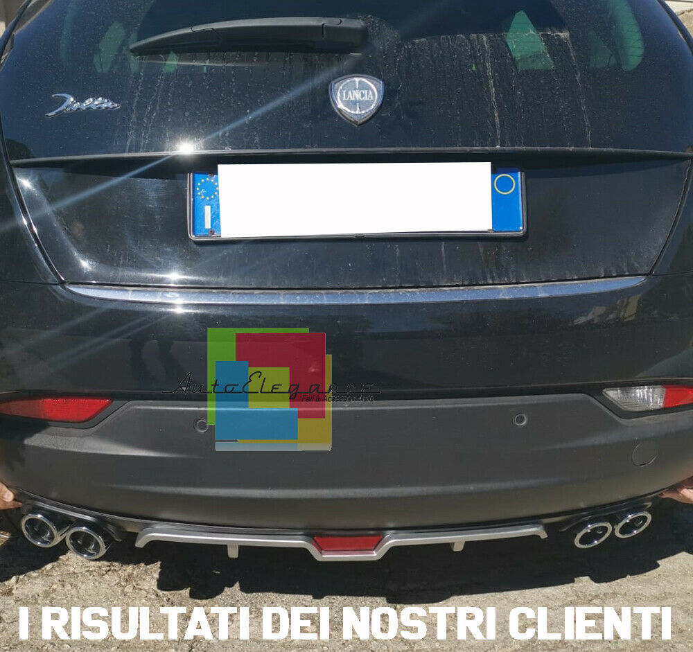 SOTTO PARAURTI PER LANCIA DELTA III DIFFUSORE POSTERIORE QUATTRO TERMINALI ABS -