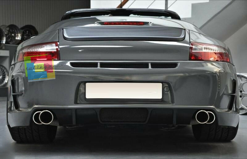 COPPIA TERMINALI DI SCARICO PORSCHE CARRERA 911 997 996 1997-2008 ACCIAIO INOX AUTOELEGANCERICAMBI