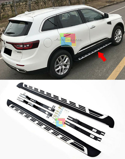 SIDE STEPS RENAULT KOLEOS MK2 2016+ TOP QUALITY NON-SLIP DOOR SILLS