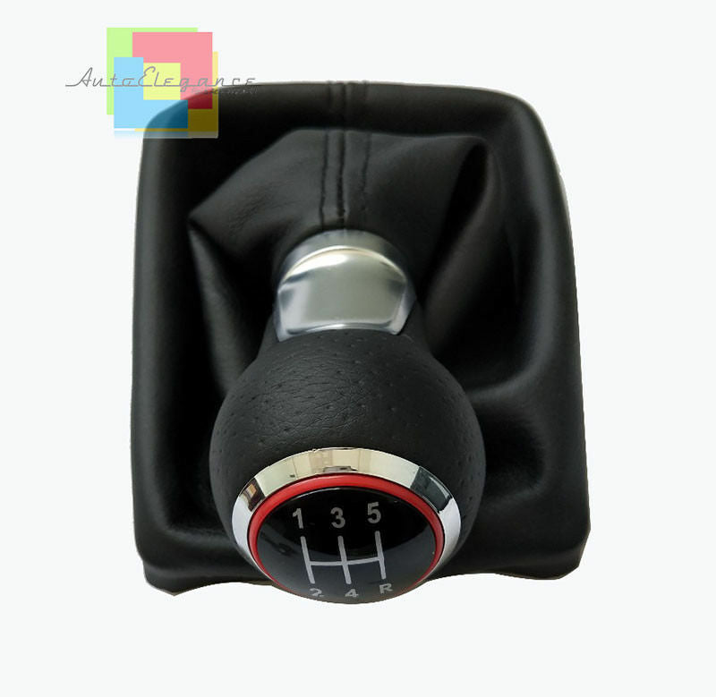 POMELLO CAMBIO MANUALE AUDI A5 S5 2007-2012 5 MARCE IN CUOIO SLINE LOOK