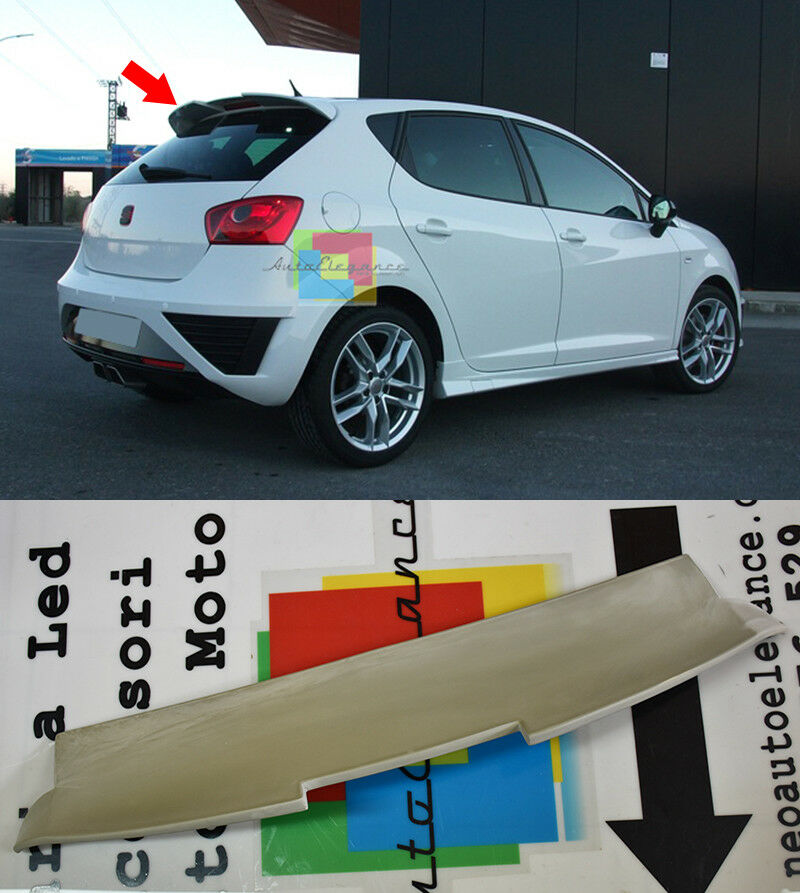 REAR WINDOW SPOILER SEAT IBIZA 6J 5 DOORS 2008+ SPORTY LOOK WING