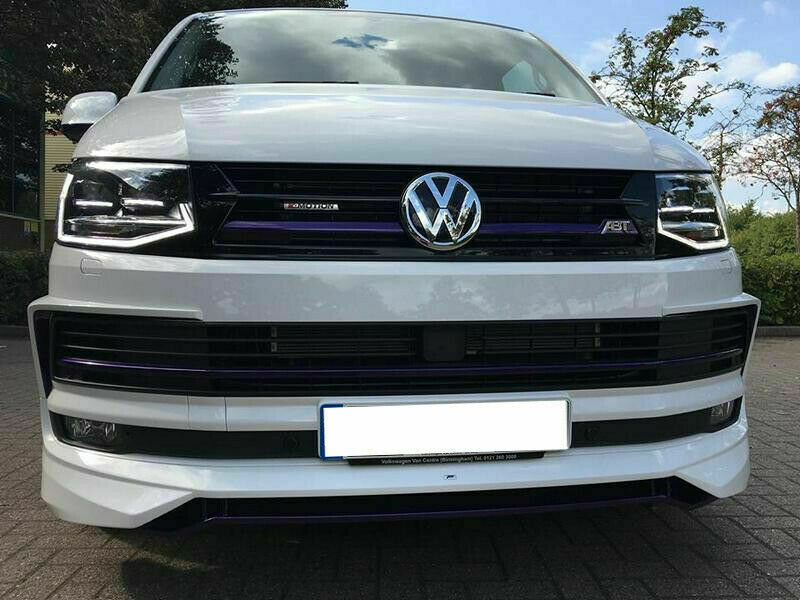 SOTTO PARAURTI VW T6 2015 IN POI ANTERIORE LOOK SPORTIVO ABT .-