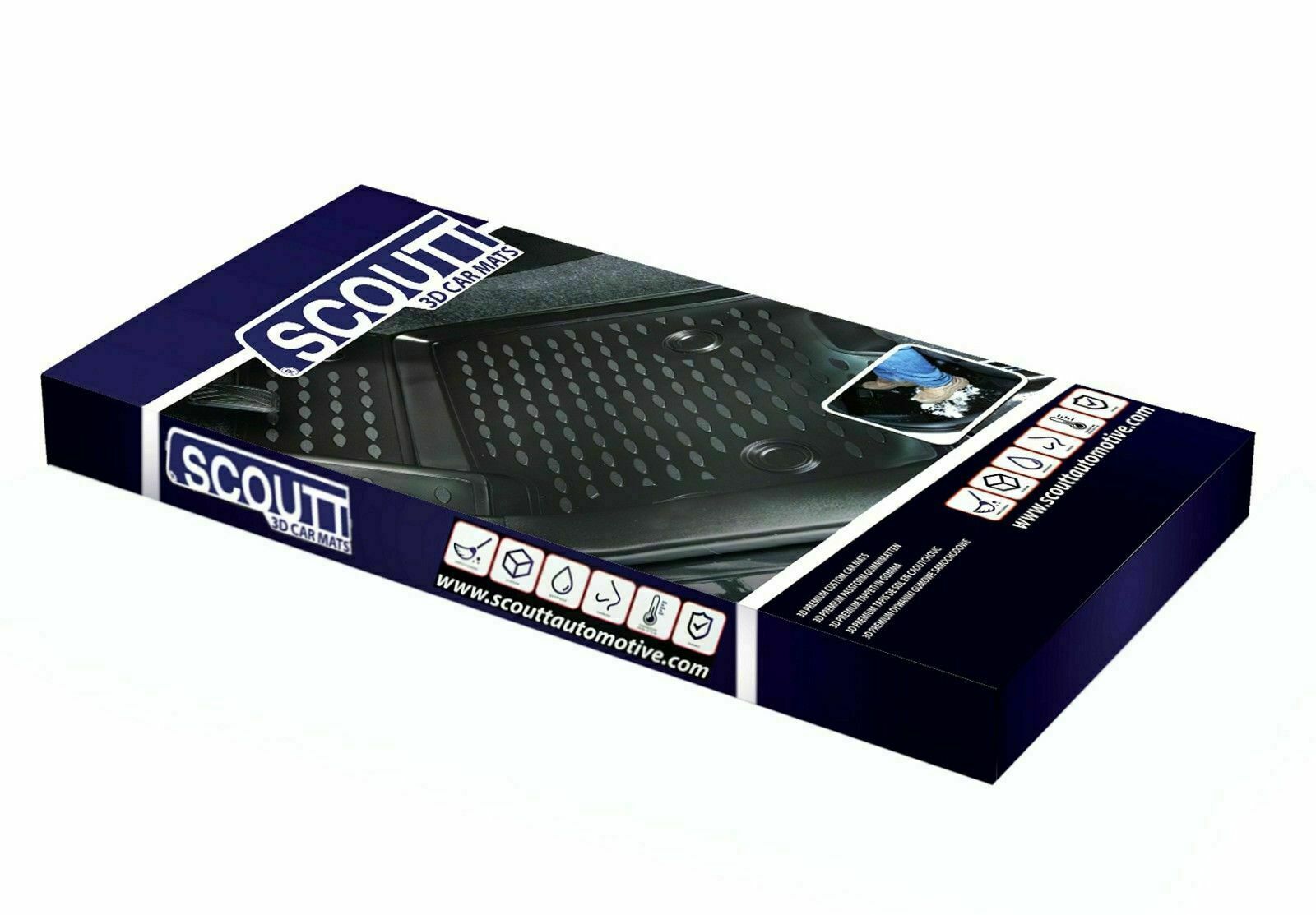 AUDI A6 C7 4G 2011 AD OGGI TAPPETINI AUTO IN GOMMA - TAPPETI TOP QUALITA -1 AUTOELEGANCERICAMBI