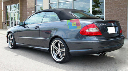 MERCEDES CLK W209 2002-2009 SPOILER POSTERIORE SUL COFANO LOOK AMG