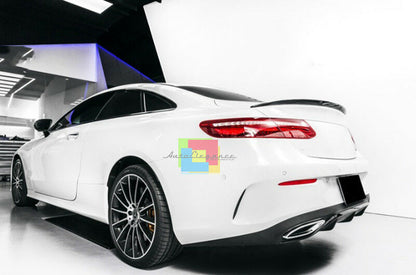 MERCEDES CLASSE C W205 COUPE SPOILER CARBON LOOK POSTERIORE SUL COFANO AMG