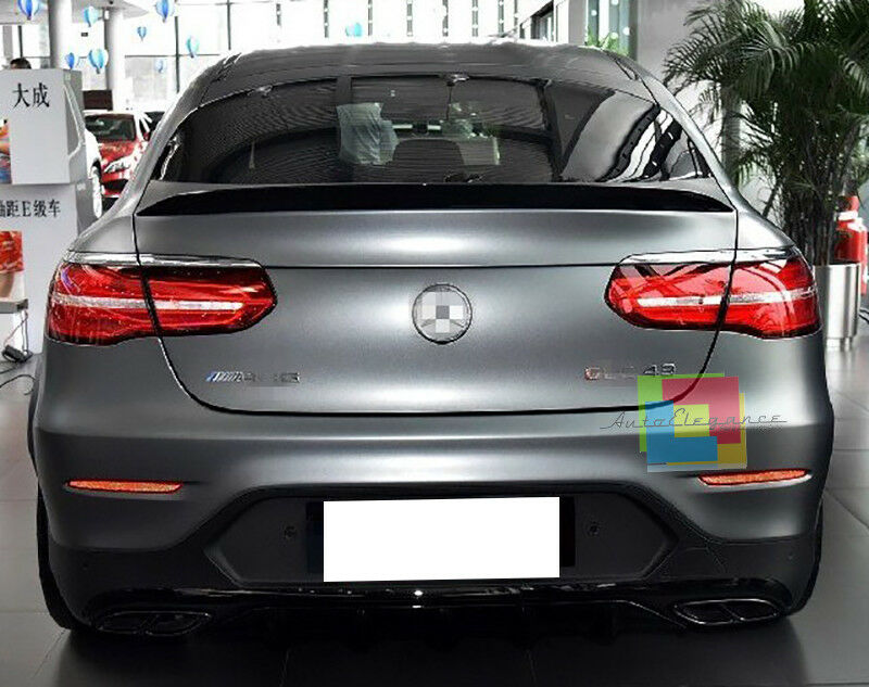REAR HOOD SPOILER MERCEDES GLC COUPE C253 2015+ TOP QUALITY BLACK