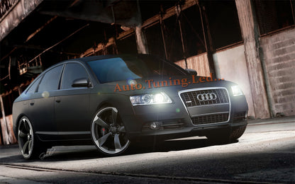 AUDI A3 8P 08-12 LUCI POSIZIONE T10 A 5 LED SMD BIANCO GHIACCIO AUTOELEGANCERICAMBI