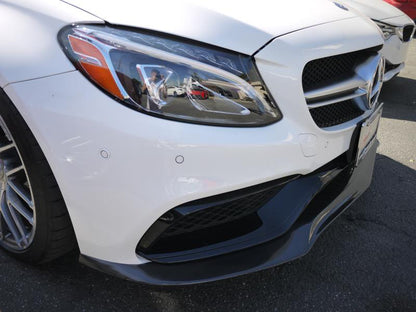 UNDER FRONT BUMPER MERCEDES C W205 S205 C63 SPLITTER ABS 0026