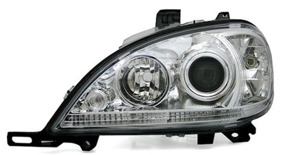 FARI ANTERIORI + KIT LED ANABBAGLIANTE PER MERCEDES ML W163 2002-2005