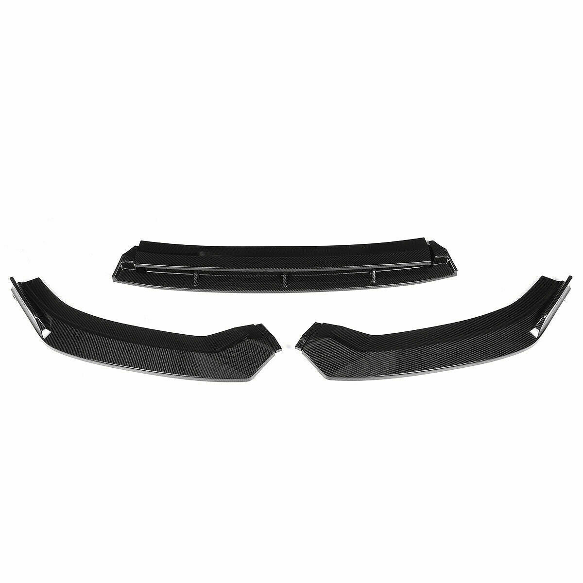 SPLITTER VW PASSAT B8 2016+ LAMA SOTTO PARAURTI ANTERIORE SPORTIVO CARBON LOOK