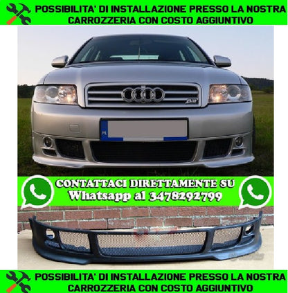 AUDI A4 B6 2000-2004 SOTTOPARAURTI ANTERIORE ABT LOOK AUTOELEGANCERICAMBI