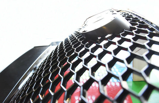 GRIGLIA ANTERIORE AUDI A5 2012-2015 FACELIFT CALANDRA LOOK RS5 NERA NIDO D'APE