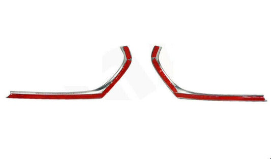 OPEL CORSA E 2014+ MODANATURE ANTERIORE GRIGLIE FENDINEBBIA CROMATA ADESIVA