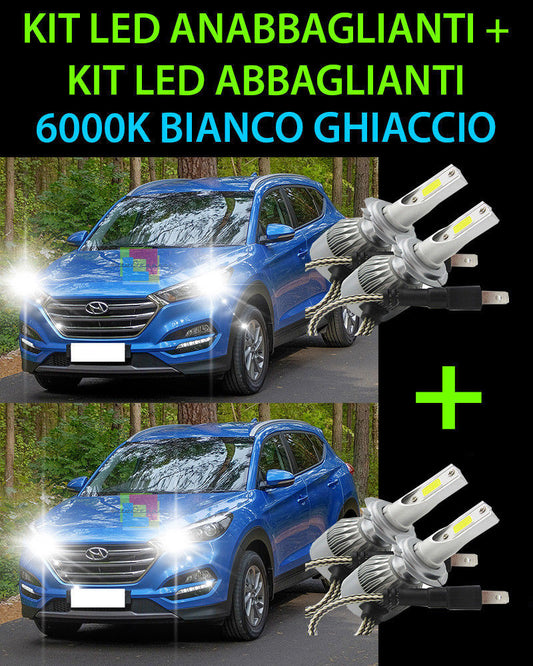 KIT LED LAMPADE ABBAGLIANTI & ANABBAGLIANTI PER HYUNDAI TUCSON TLE 2015+