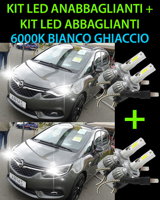 KIT LED LAMPADE ABBAGLIANTI & ANABBAGLIANTI PER OPEL ZAFIRA TOURER C 2011+
