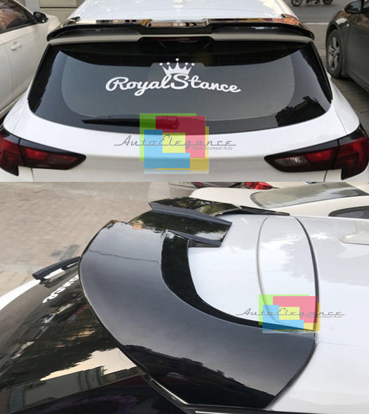 ALETTONE NERO IN ABS SPOILER POSTERIORE SUL TETTO PER OPEL ASTRA K 2015-2018 AUTOELEGANCERICAMBI
