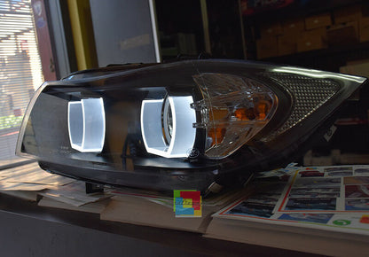 BMW SERIE 3 E90 E91 04-08 FARI ANTERIORI D1S XENON FANALI SPORTIVI 3D DIURNE AUTOELEGANCERICAMBI