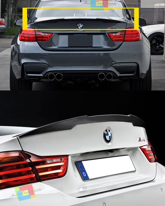 BMW SERIE 4 F82 SPOILER POSTERIORE SUL COFANO LOOK M4 DEFLETTORE AUTOELEGANCERICAMBI