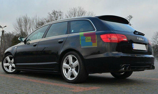 AUDI A6 4F C6 2004-2011 ALETTONE SUL TETTO ABT S6 SPOILER TETTO .- AUTOELEGANCERICAMBI