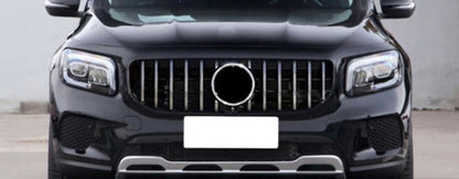FRONT GRILLE MERCEDES GLB CLASS X247 AMG MASK SATIN PROFILES