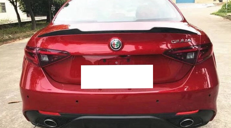 BONNET SPOILER ALFA ROMEO GIULIA 2015+ SPORTY DESIGN IN ABS / PLASTIC