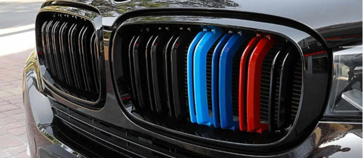 BMW X5 F15 X6 F16 CALANDRA DOPPIA STRISCIA 3 COLORI M GRIGLIE ANTERIORI AUTOELEGANCERICAMBI