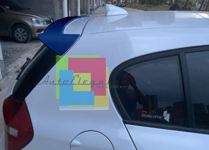 BMW SERIE 1 E87 E81 SPOILER POSTERIORE SUL TETTO LOOK M NERO LUCIDO ABS AUTOELEGANCERICAMBI
